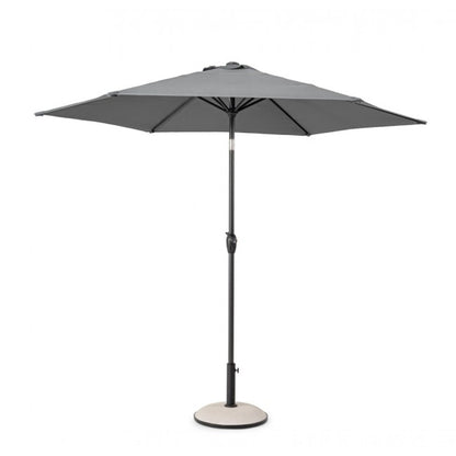 Parapluie rond 270x235 cm gris foncé