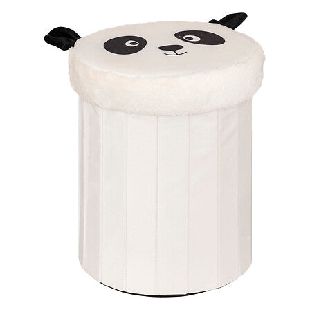 Pouf pliant Panda 30 x 36 cm