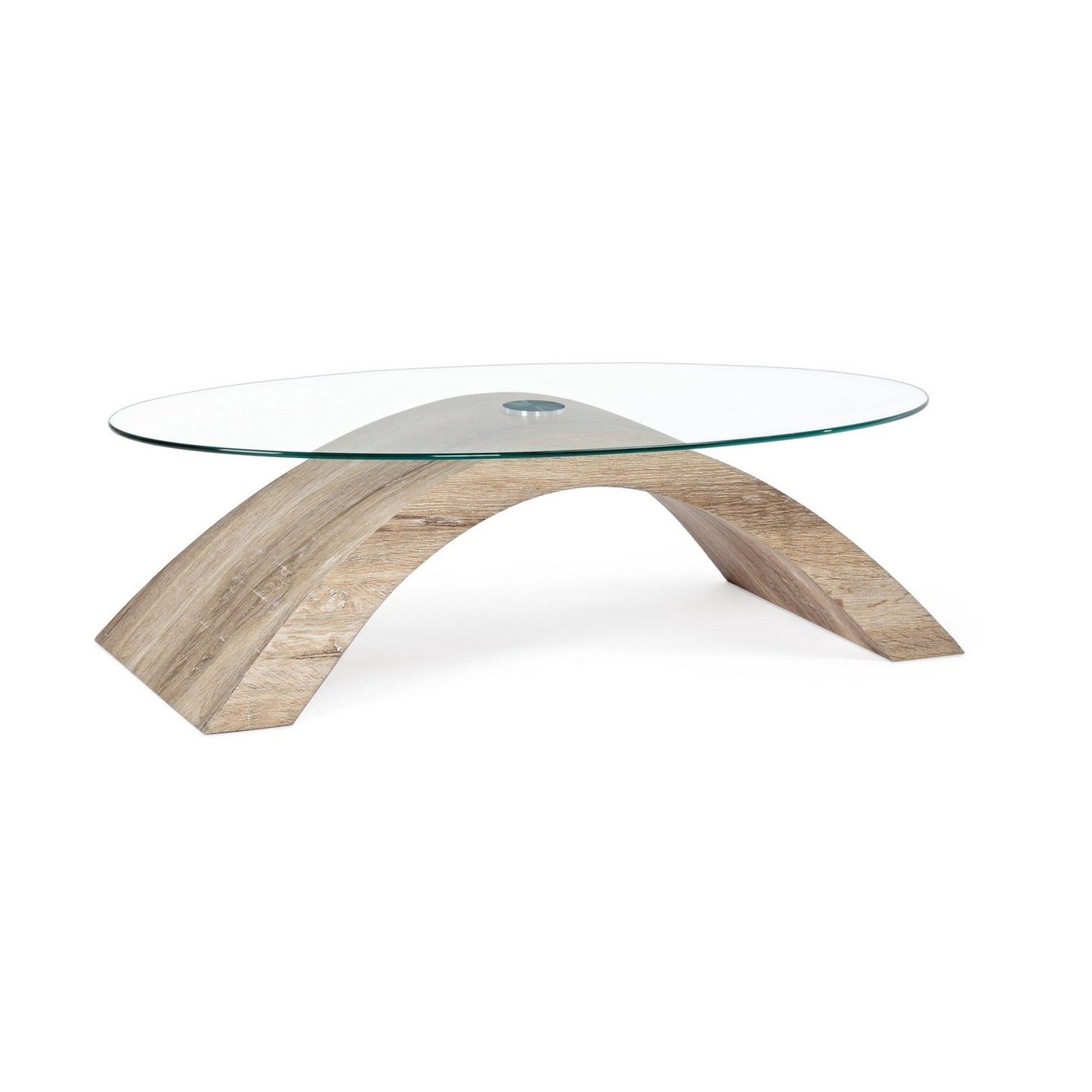 Tavolino in vetro 110x60 cm Kenya