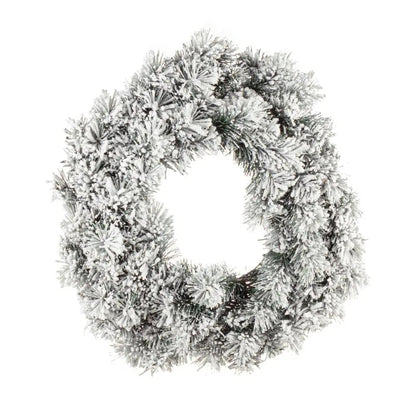 Corona di Natale Badia innevata Ø 60 cm
