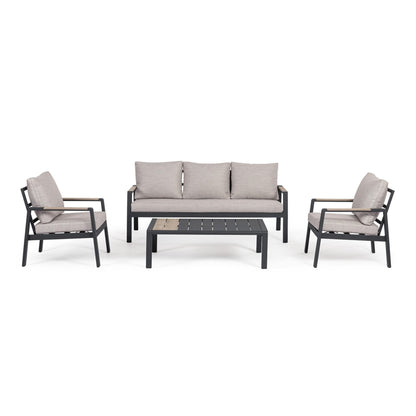 Salotto c-c Elna antracite 173x73.5x75.3