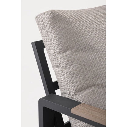 Salotto c-c Elna antracite 173x73.5x75.3