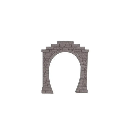 Set 2 portali per tunnel grigio scala 1:87