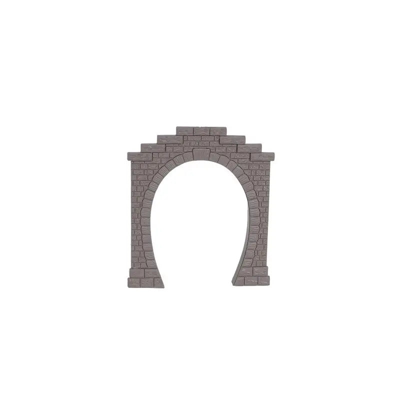 Set 2 portali per tunnel grigio scala 1:87