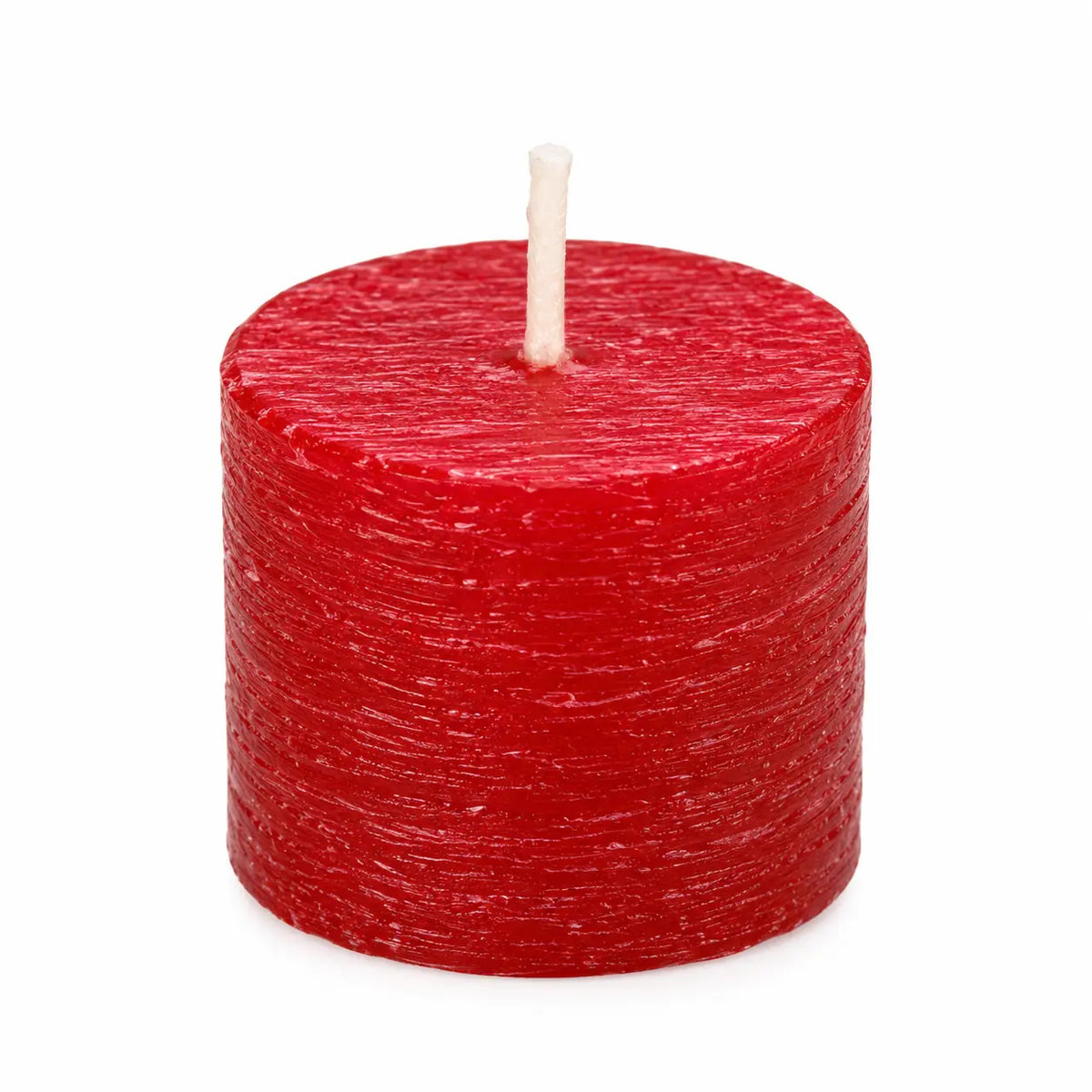 Candela cilindrica rossa cm 4 x 4 - 1 pezzo