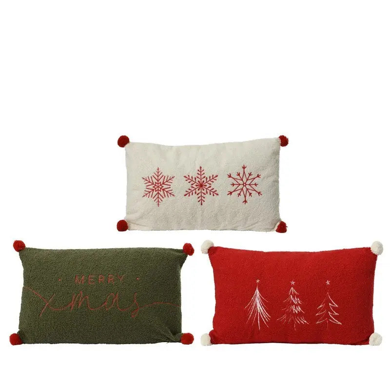 Cuscino decorativo natalizio cm 50 x 30 - 1 pezzo assortito