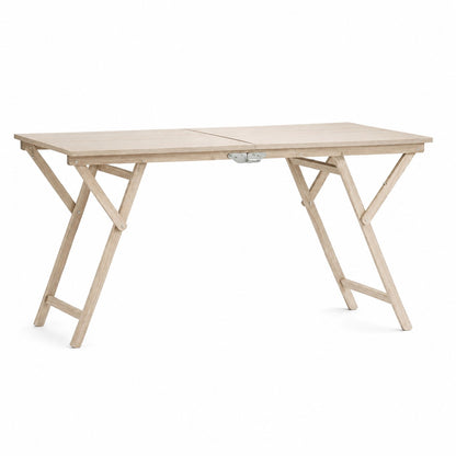 Table de pique-nique pliante en chêne 75x140x78h cm
