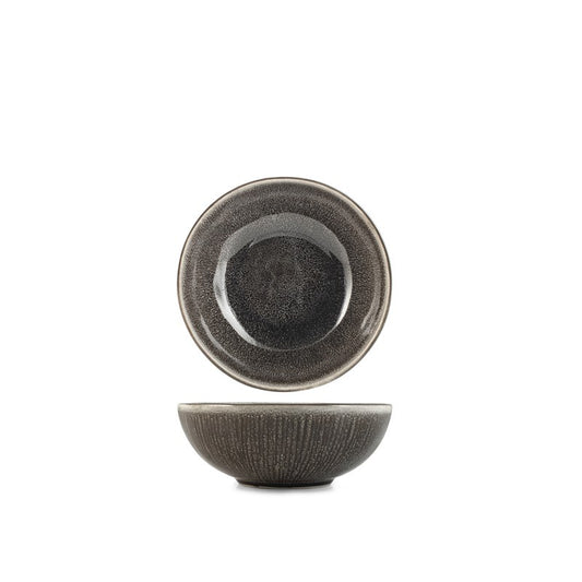 Piatto fondo Yucatan marrone ø 17 cm