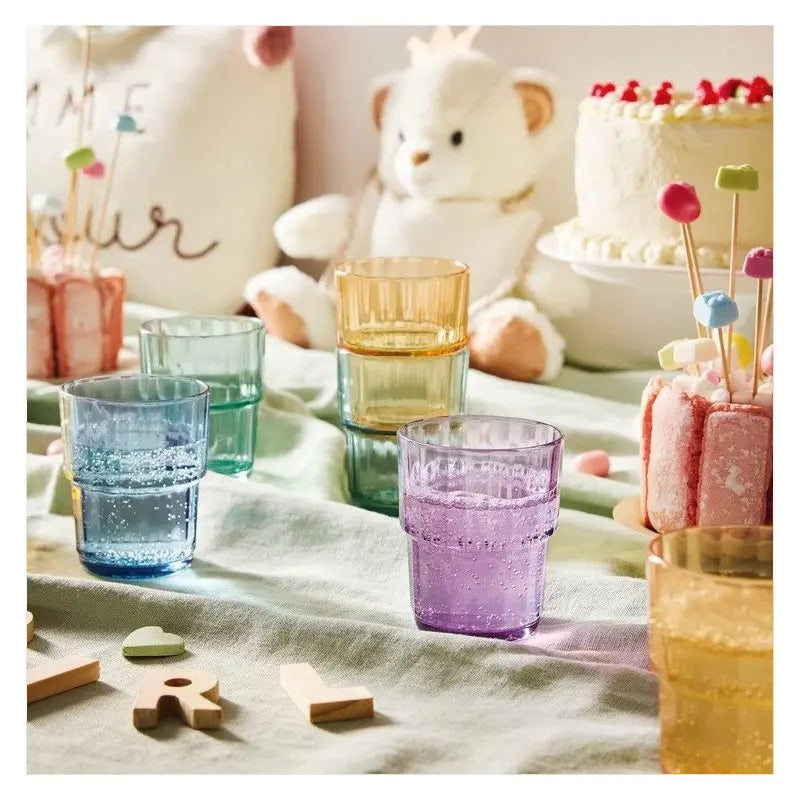 Bicchiere in vetro temperato Sweetie Pie 250ml - 1 pezzo assortito