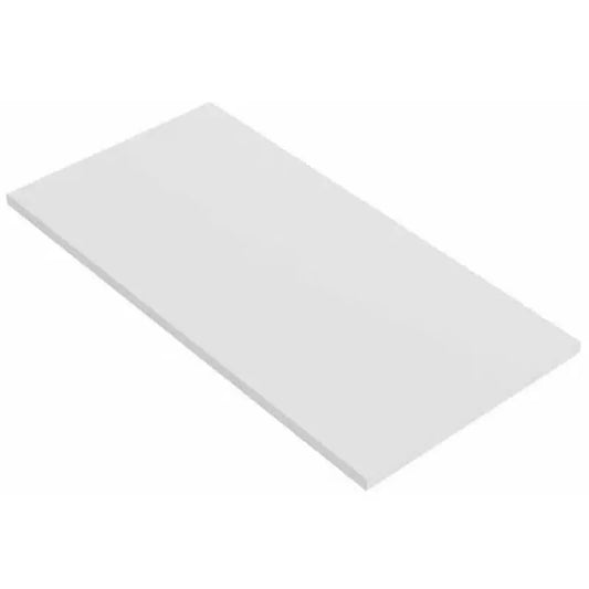 Mensola in melaminico bianca 100x50x1,8 cm