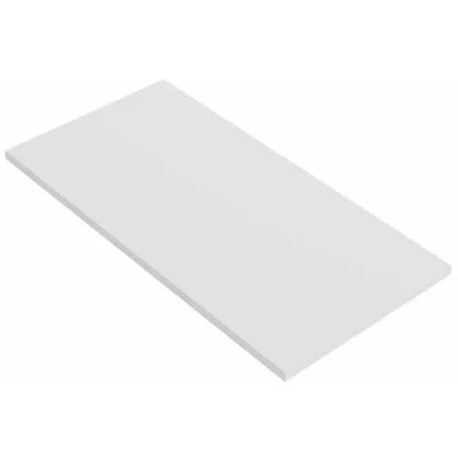 Mensola in melaminico bianca 100x50x1,8 cm