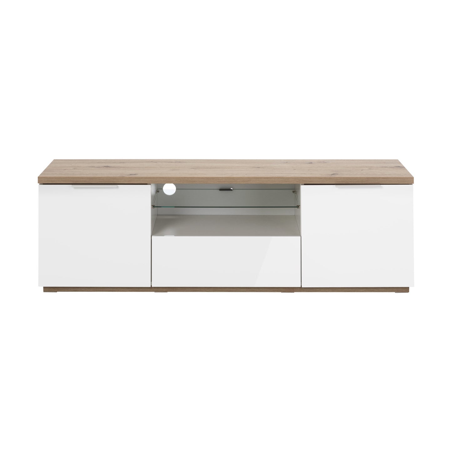 Meuble TV Mundi Avec 2 Portes et 1 Porte à Abattant
