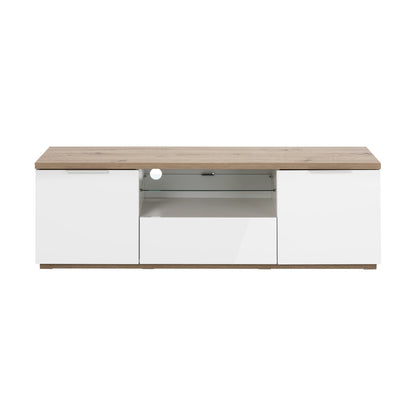 Meuble TV Mundi Avec 2 Portes et 1 Porte à Abattant