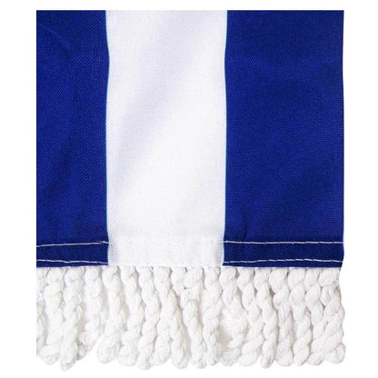 Store de balcon rayé bleu et blanc 140 x 300 centimètres