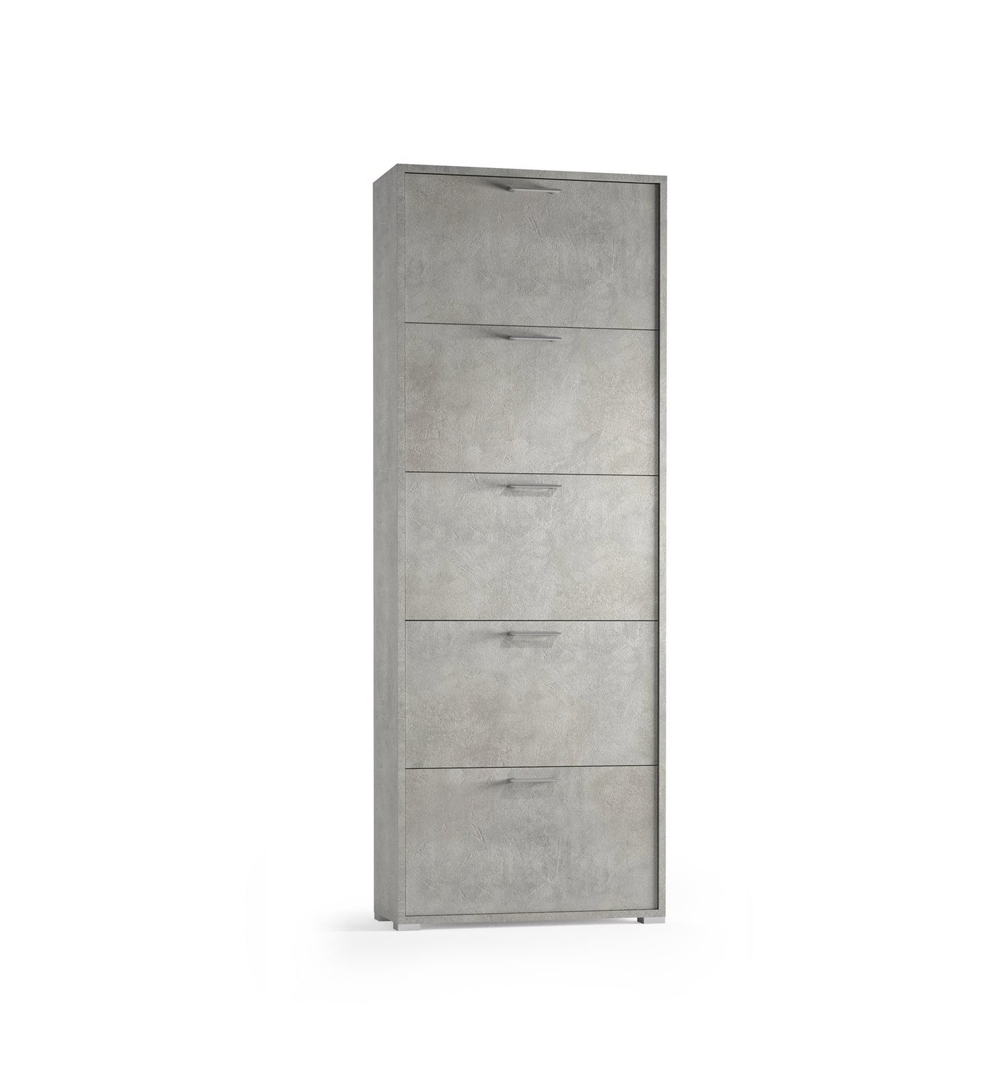 Armoire À Chaussures 5 Portes, Jusqu'à 18 Paires, Ciment