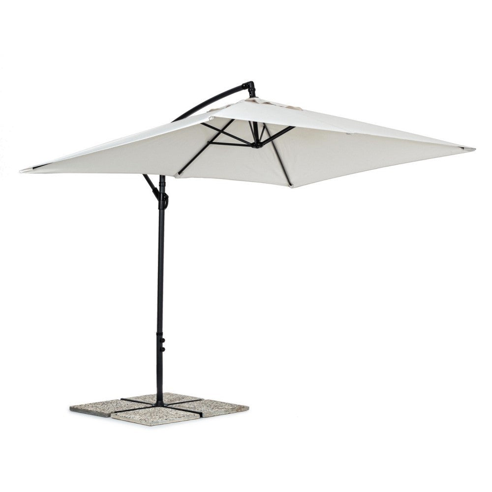 Parapluie à bras Texas 2x3 cm anthracite-naturel