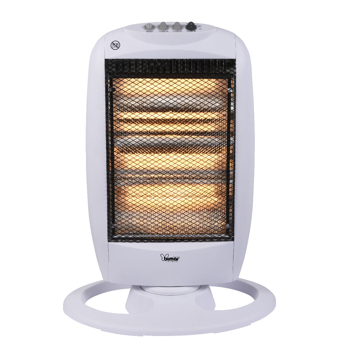 Poêle radiant halogène à 3 résistances et oscillation droite/gauche