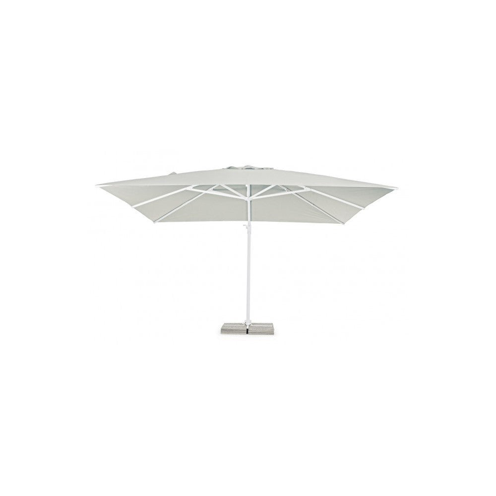 Parasol Eden blanc naturel 4x4 cm