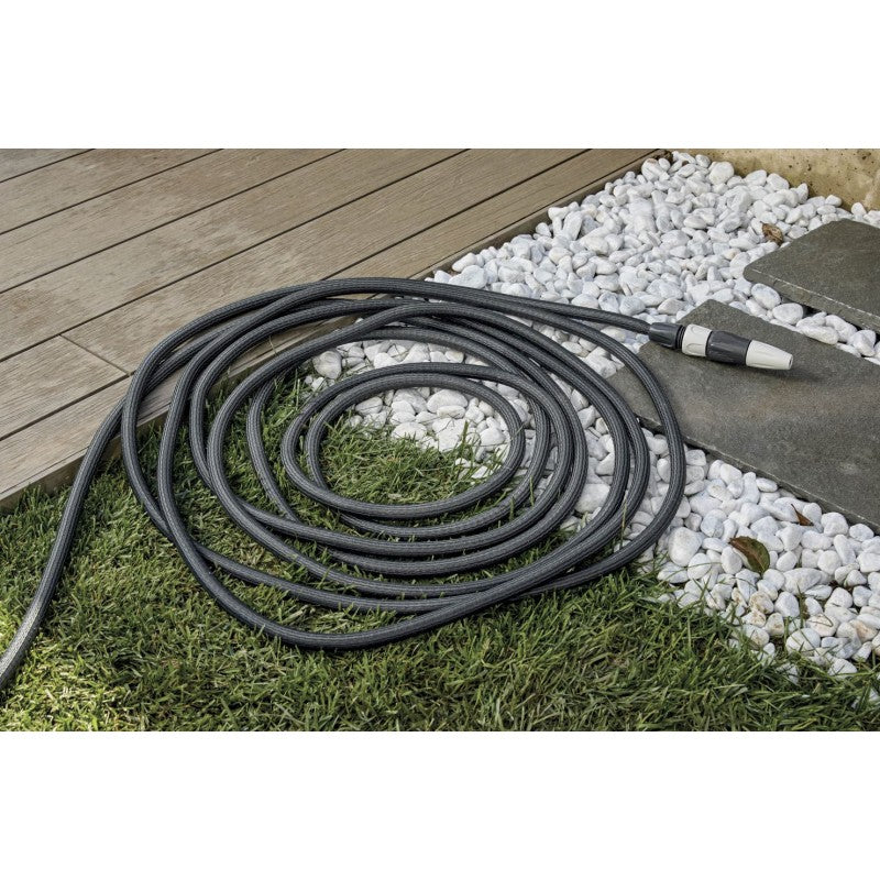 Tuyau en tissu auto-extensible fabriqué en Italie - Aquapop Gris Easy 15 m
