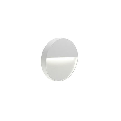 Balise de marche 3W LED 4000K géo ronde ligne blanche