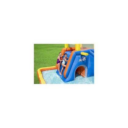 Super Speedway Gonfiabile: il parco acquatico per bambini che vi farà volare! - Dimensioni: 5.51 m x 5.02 m x 2.65 m