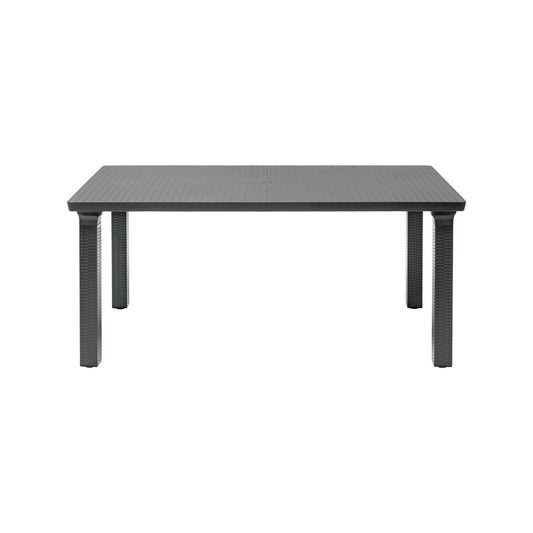 Table de jardin Intreccio - 170x100 cm - Usage intérieur/extérieur