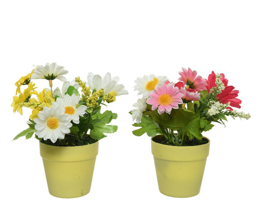 Décor De Fleurs.En Vase Diam 15 Cm