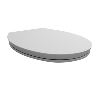 Abattant WC inversé avec charnières réglables en acier inoxydable pouvant être vissées par le bas