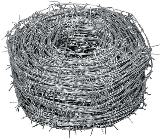 Fil de fer barbelé galvanisé 100m pour jardinage et bricolage