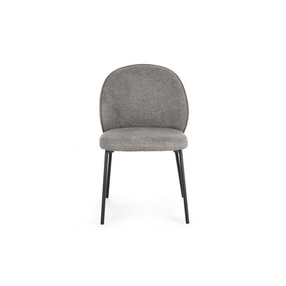 Sedia pieghevole grigio scuro 54x60x83 cm