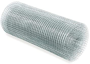 Grillage Galvanisé 1x25 m - Fil Ø 1 mm - Maille 12,5x12,5 mm