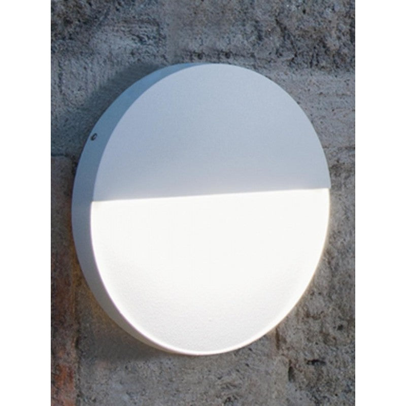 Balise de marche 3W LED 4000K géo ronde ligne blanche