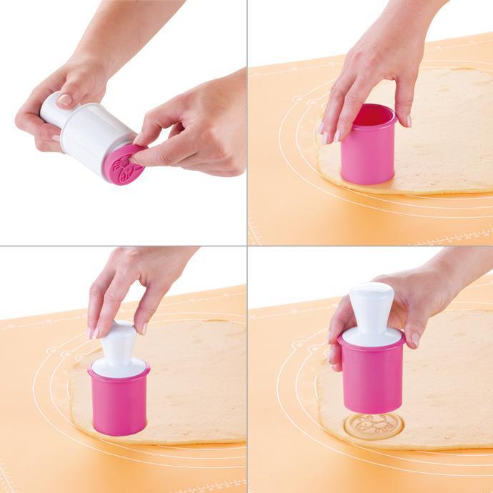 Tampon biscuit Delicia avec 6 animaux assortis