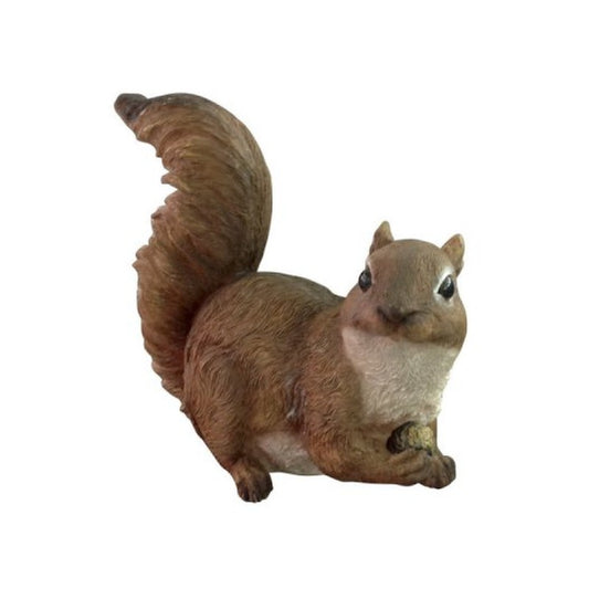 Statue écureuil en résine 17x9x15cm