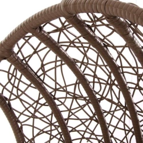 Fauteuil suspendu en rotin tressé 110 x 110 x 195h cm