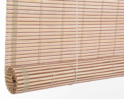 Rideau décoratif Nizza marron 150x260h en bambou et bois