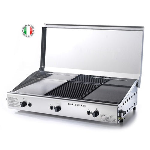 Plancia cottura doppia ghisa metano 4070 - 40x43 cm