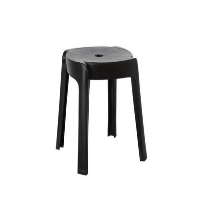 Tabouret Ely noir - Série Essential