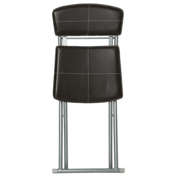 Chaise pliante marron