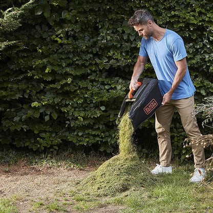 Black&amp;Decker BCMW33184L2-QW tondeuse à gazon sans fil double batterie 18V 4,0 Ah