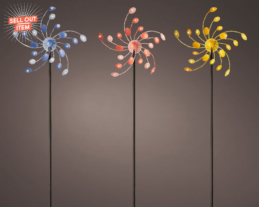 Piquet solaire en fer léger en forme d'étoile