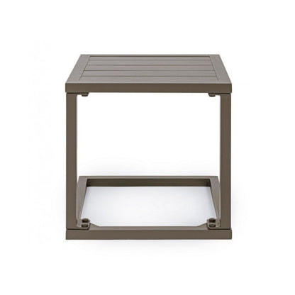 Table basse d'extérieur en aluminium HILDE YK14 40x40x h40 cm