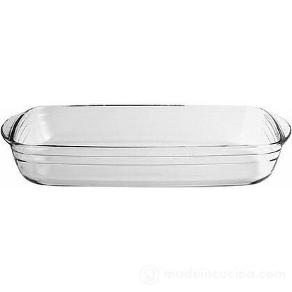 Poêle rectangulaire en verre borosilicate 35×22 cm