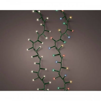 Guirlandes de Noël Kaemingk 11 m - Multicolore et Blanc Chaud - Effet Scintillant