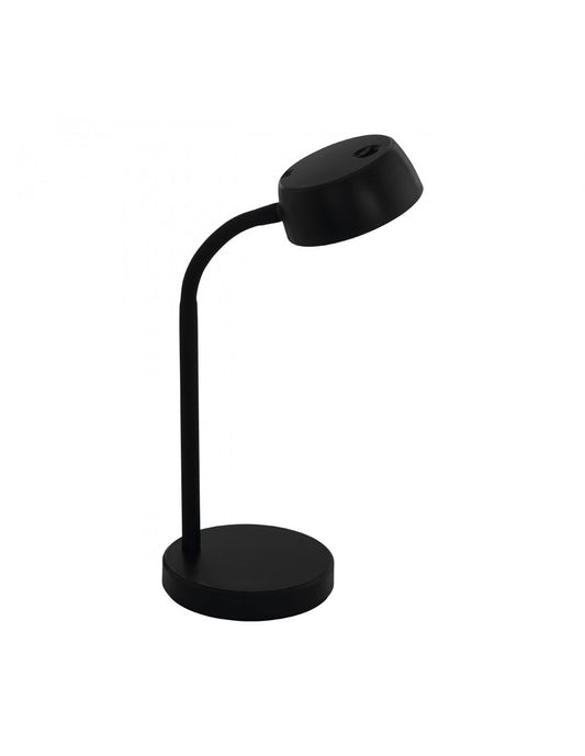 Lampe de bureau Cabales noire Ø14 cm Eglo.