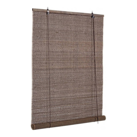 Rideau Dora en bambou marron foncé 90x180 cm