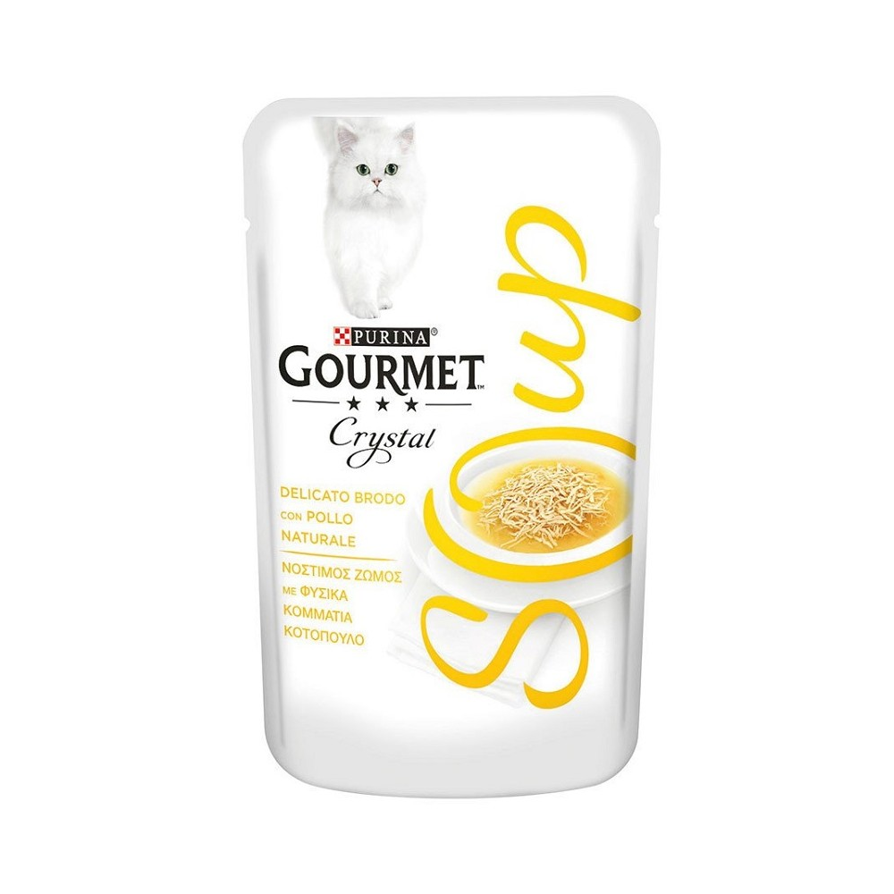 Soupe Gourmande Cristal au Poulet Purina 40 grammes