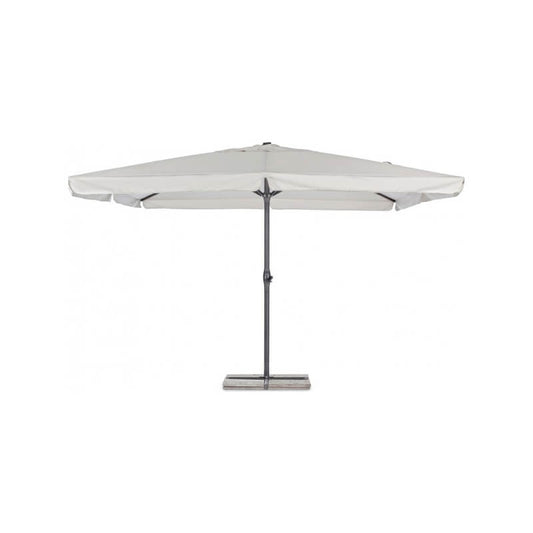 Parasol Alghero 4x4 m - Anthracite et Gris Clair