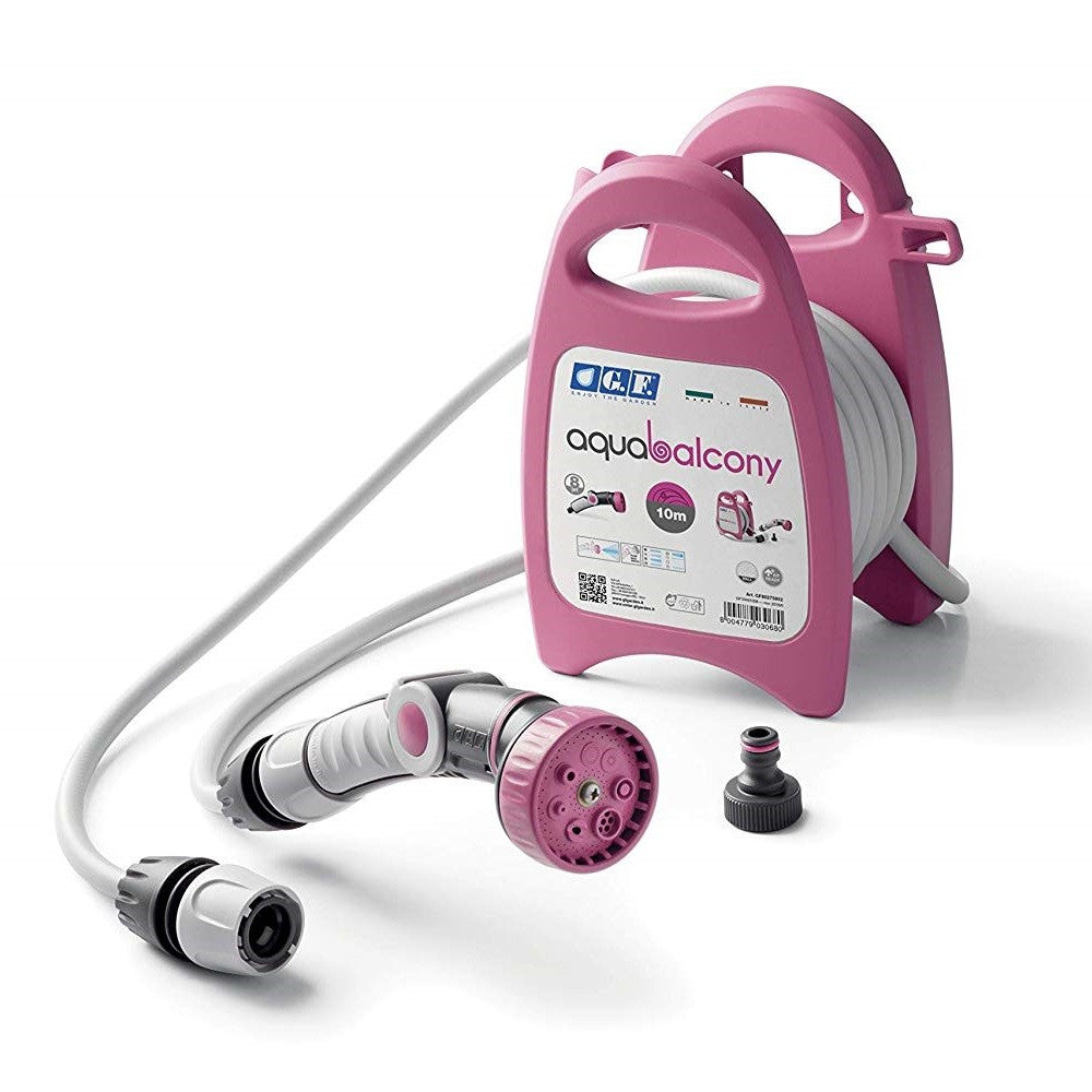 Kit support tuyau Aquabalcony fuchsia