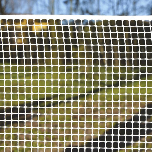 Filet Carré Blanc 1x5 mètres - Maille 10x10mm - HDPE Stabilisé UV